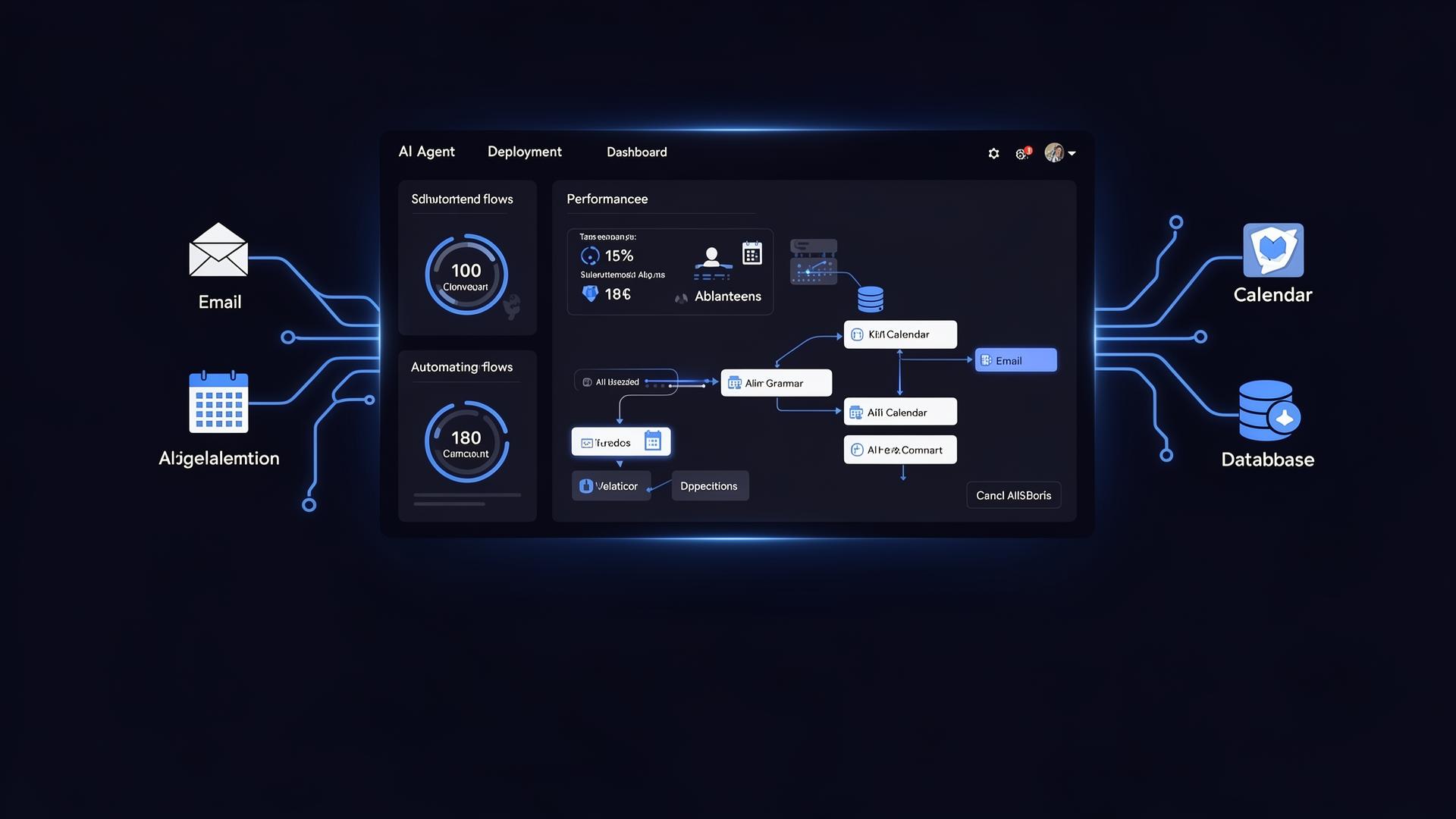 Dashboard di monitoraggio e deployment dell'agente AI